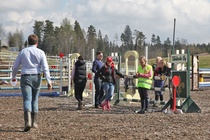 Luokka on päättynyt ja samantien alkaa seuraavan radan valmistelu.